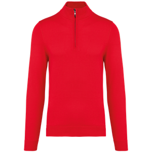 Men's Zip Neck Jumper, miniatyr 5